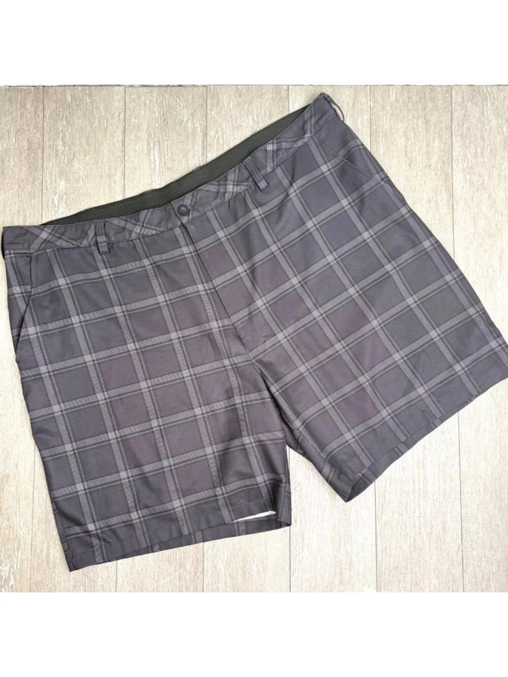 Reebok Golf Mens Performance Tonal Plaid Lightweight Athletic Shorts Size 54